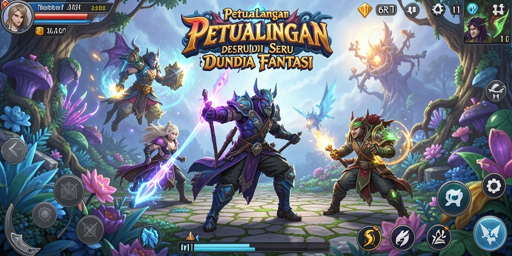 Screenshot gameplay 6RT menampilkan aksi petualangan seru.