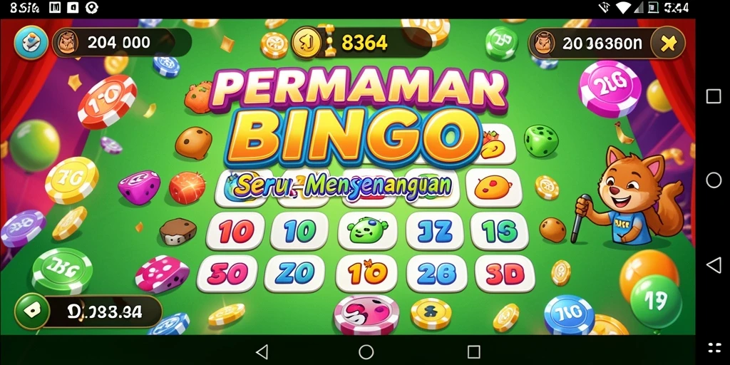 Screenshot gameplay Bingo di 8364 yang menarik dan penuh tantangan.