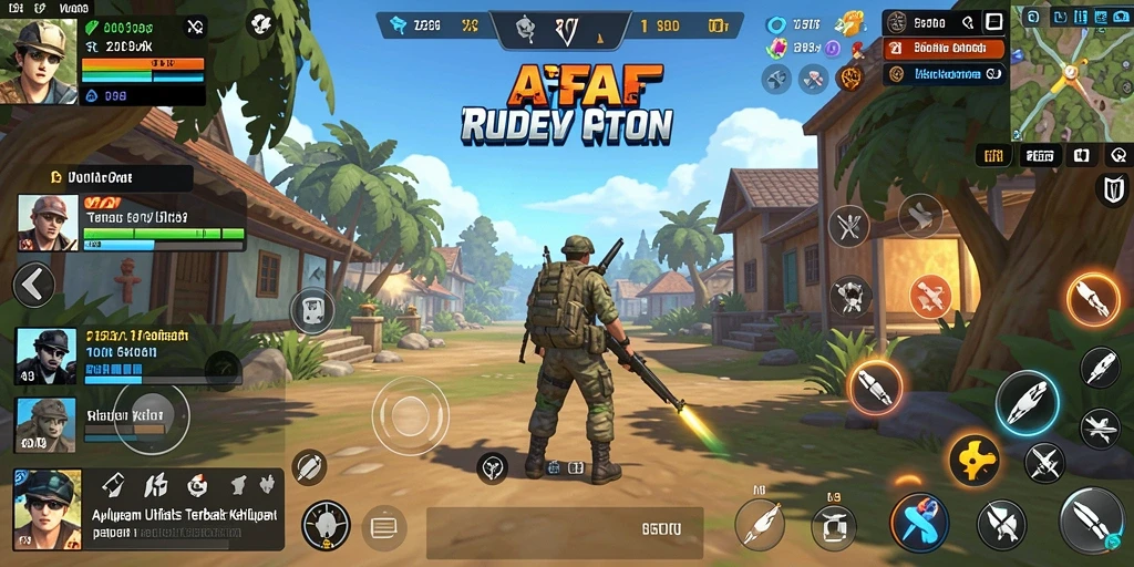 Screenshot tampilan antarmuka AFAF yang modern dan fungsional.