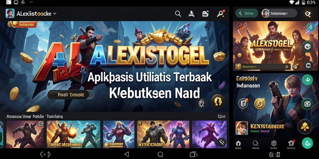 Tampilan antarmuka ALEXISTOGEL yang sederhana dan intuitif.
