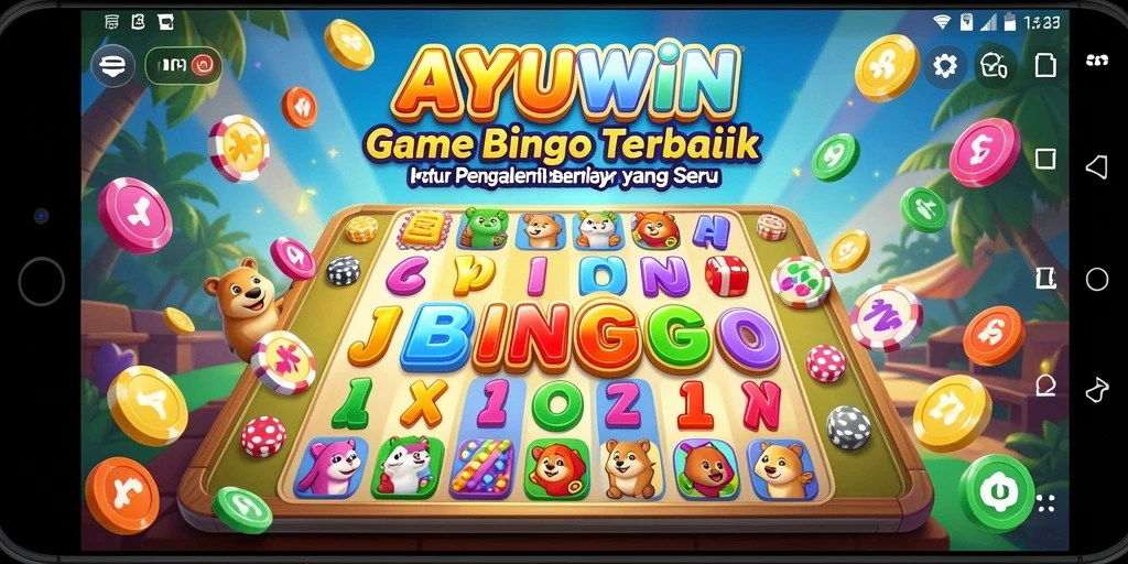 Tampilan menarik dan gameplay seru AYUWIN dalam permainan Bingo.