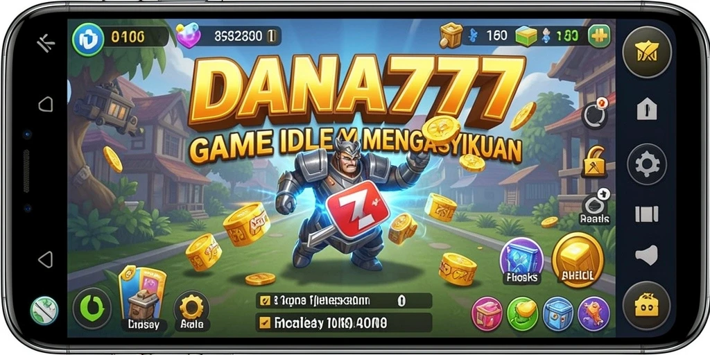 Screenshot DANA777 menampilkan gameplay santai dan seru di dunia Idle.