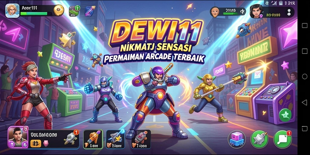 Screenshot gameplay DEWI11 menampilkan aksi seru dan tantangan di dalam game.