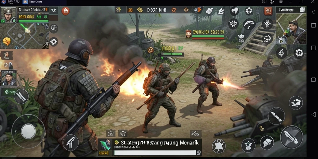 Tangkapan layar gameplay <strong>DY01</strong> yang menampilkan pertempuran epik.