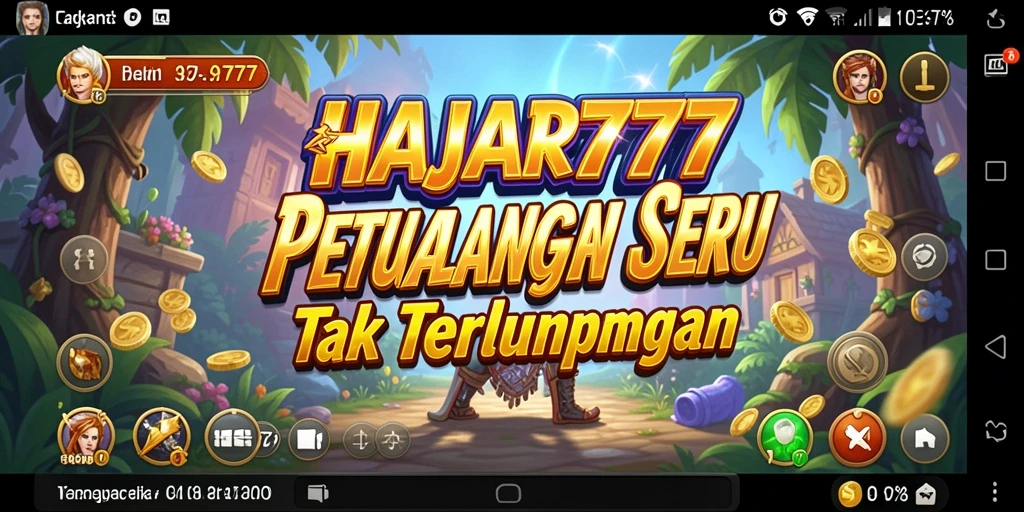 Gameplay seru dalam petualangan menegangkan HAJAR777.