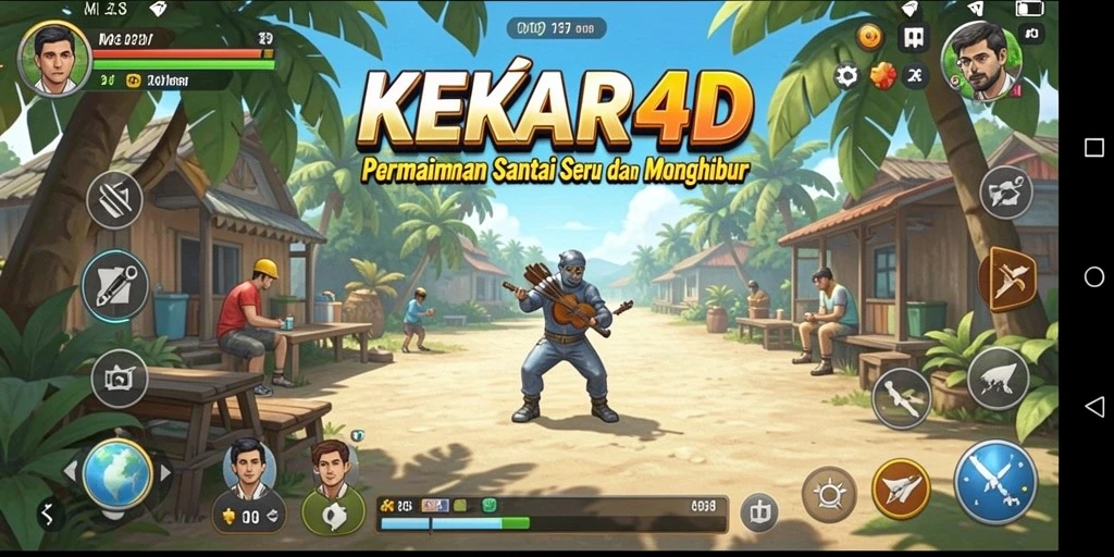 Tampilan gameplay KEKAR4D yang menarik dan penuh warna.