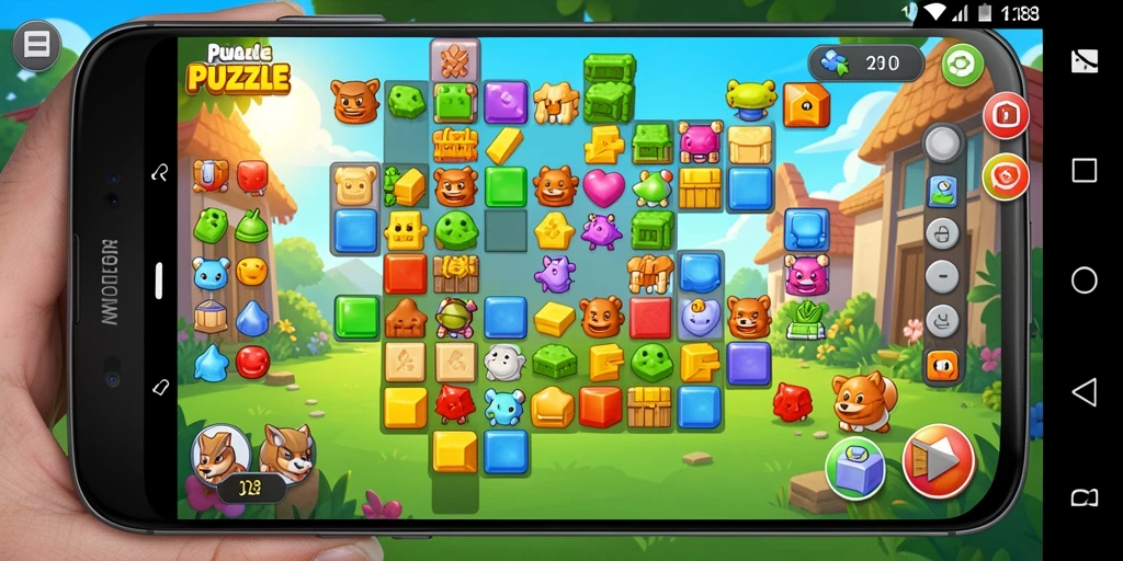 Screenshot gameplay MDG188 yang menunjukkan momen menyelesaikan teka-teki.