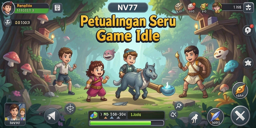 Tampilan gameplay NV77 yang menarik dan interaktif.