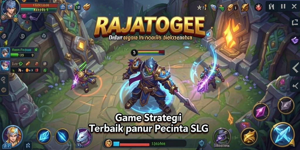 Tampilan menarik dari gameplay RAJATOGEL menunjukkan strategi perang yang seru.